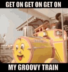 Groovy Train The Farm GIF