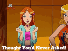 Totally Spies Clover GIF - Totally Spies Clover Thought Youd Never Asked GIFs