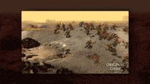 a screen shot of a video game with the words original game on the bottom