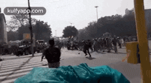 Violence At Ghazipur Border While The Farmers Enter In Delhi.Gif GIF - Violence At Ghazipur Border While The Farmers Enter In Delhi Lockout Punishment GIFs