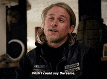 Sons Of Anarchy Jax Teller GIF - Sons Of Anarchy Jax Teller Wish I Could Say The Same GIFs