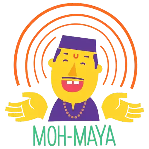 Jyotish Saying Moh Maya Sticker - Jyotish Jaanta Hai Moh Maya Happy Stickers