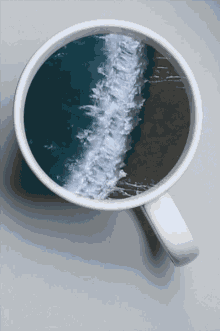cup sea aesthetic indie minimalism