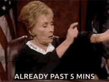 Judge Judy Time GIF - Judge Judy Time Hurry Times Up GIFs