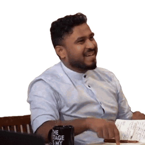 Laughing Abish Mathew Sticker - Laughing Abish Mathew Whats Funny Stickers