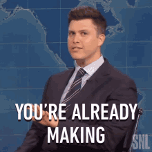 Youre Already Making A Lot Of News Saturday Night Live GIF - Youre Already Making A Lot Of News Saturday Night Live Weekend Update GIFs