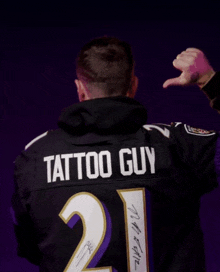Ravens Baltimore Ravens GIF - Ravens Baltimore Ravens Tattoo Guy GIFs