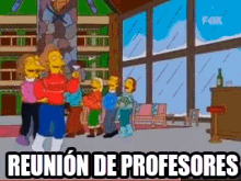 Reunión De Profesores GIF - Reunion De Profesores Simpsons GIFs
