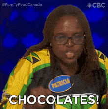 Chocolates Patricia GIF - Chocolates Patricia Family Feud Canada GIFs