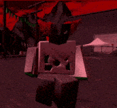 a computer generated image of a cartoon character with the letter l on his chest