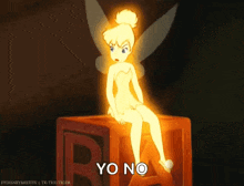 Tinkerbell Nope GIF - Tinkerbell Nope No GIFs