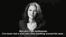 Men Don'T Like Turtlenecks GIF - Turtle Neck Scarlett Johansson Men Dont Like Turtlenecks GIFs