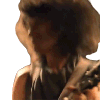 Playing Guitar Joe Perry Sticker - Playing Guitar Joe Perry Aerosmith Stickers