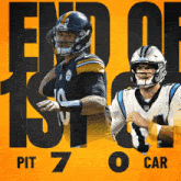 Carolina Panthers (0) Vs. Pittsburgh Steelers (7) First-second Quarter Break GIF - Nfl National Football League Football League GIFs