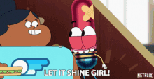 Let It Shine Girl Show It Off GIF - Let It Shine Girl Show It Off Yas Girl GIFs