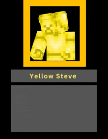 yellow steve gold steve minecraft energy the steve saga steve saga