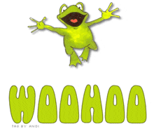 Frog Woo Hoo GIF - Frog Woo Hoo Yay GIFs