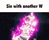 a picture of a person with the words sin with another w on the bottom