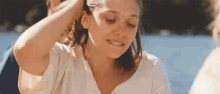 Elizabeth Olson GIF - Elizabeth Olson Hair Toss Relaxed GIFs