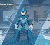 Falcon Armor X Megaman X GIF - Falcon Armor X Megaman X X Dive GIFs