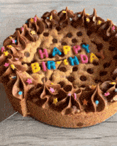 Happy Birthday Cookie Cake GIF