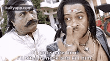 Hi Not Spare Him.I Bite His Neck And Kill Him..Gif GIF - Hi Not Spare Him.I Bite His Neck And Kill Him. Ready Jaya Prakash-reddy GIFs