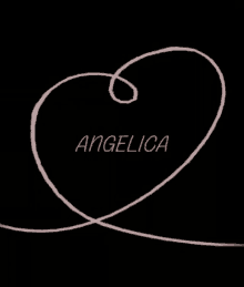 Name Of Angelica I Love Angelica GIF - Name Of Angelica I Love Angelica Te Amo Angélica GIFs