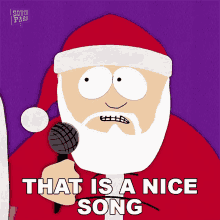 That Is A Nice Song Santa Claus GIF