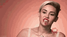 Miley Cyrus Tongue GIF - Miley Cyrus Tongue Edit GIFs