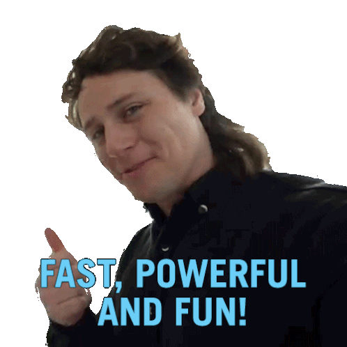 Fast Powerful And Fun Michael Downie Sticker - Fast Powerful And Fun Michael Downie Downielive Stickers