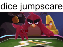 Angry Birds Dice Jumpscare GIF - Angry Birds Dice Jumpscare Dice Jumpscare GIFs