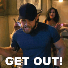Get Out Now Clay Spenser GIF - Get Out Now Clay Spenser Seal Team GIFs