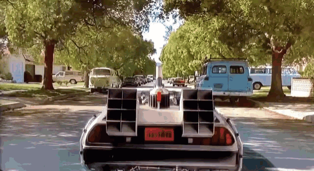 Back To The Future Back To The Past GIF - Back To The Future Back To The Past Flying Car GIFs