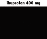 an ad for ibuprofen 400 mg shows a sphere with a yellow circle in the middle