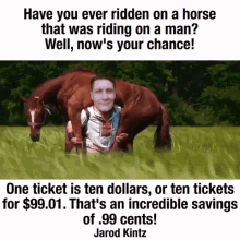 Guy With A Horse Lifting GIF
