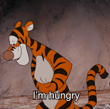 Tigger I'M Hungry GIF - Tigger I'M Hungry The Many Adventures Of Winnie The Pooh GIFs