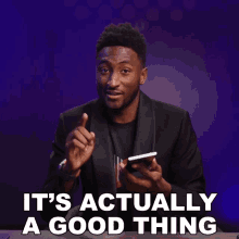 Its Actually A Good Thing Marques Brownlee GIF - Its Actually A Good Thing Marques Brownlee Its Actually Not Bad GIFs