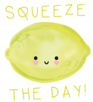 Seize The Day Carpe Diem Sticker - Seize The Day Carpe Diem Lemon Stickers