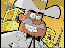 Doug Dimmadome Owner Of The Dimmsdale Dimmadome Ten Gallon Hat GIF