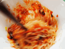 비빔면 비빔라면 양념 GIF - Bibimmyeon Instant Spicy Noodles Korean Ramen GIFs