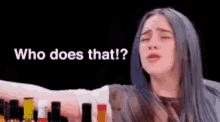 billie eilish who does that confused asking who