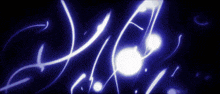 a blue background with a few white lines
