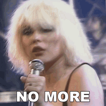 No More Debbie Harry GIF - No More Debbie Harry Blondie GIFs
