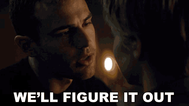 Well Figure It Out Together Theo James GIF - Well Figure It Out Together Theo James Tobias Four Eaton GIFs