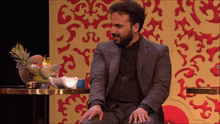 Taskmaster Nish Kumar GIF - Taskmaster Nish Kumar Piss And Shit GIFs