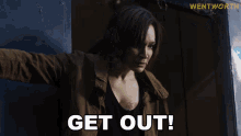 Get Out Franky Doyle GIF - Get Out Franky Doyle Wentworth GIFs