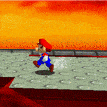 Mario Super Mario 64 GIF - Mario Super Mario 64 Flattened GIFs