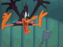 daffy duck screaming microphone