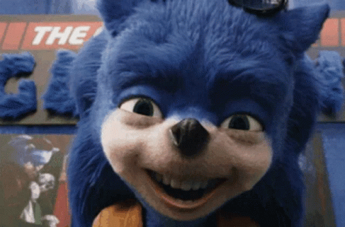 Ugly Sonic Chip N Dale GIF - Ugly Sonic Chip N Dale Movie Sonic GIFs
