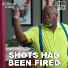 Shots Had Been Fired Mr Brown GIF - Shots Had Been Fired Mr Brown Assisted Living GIFs